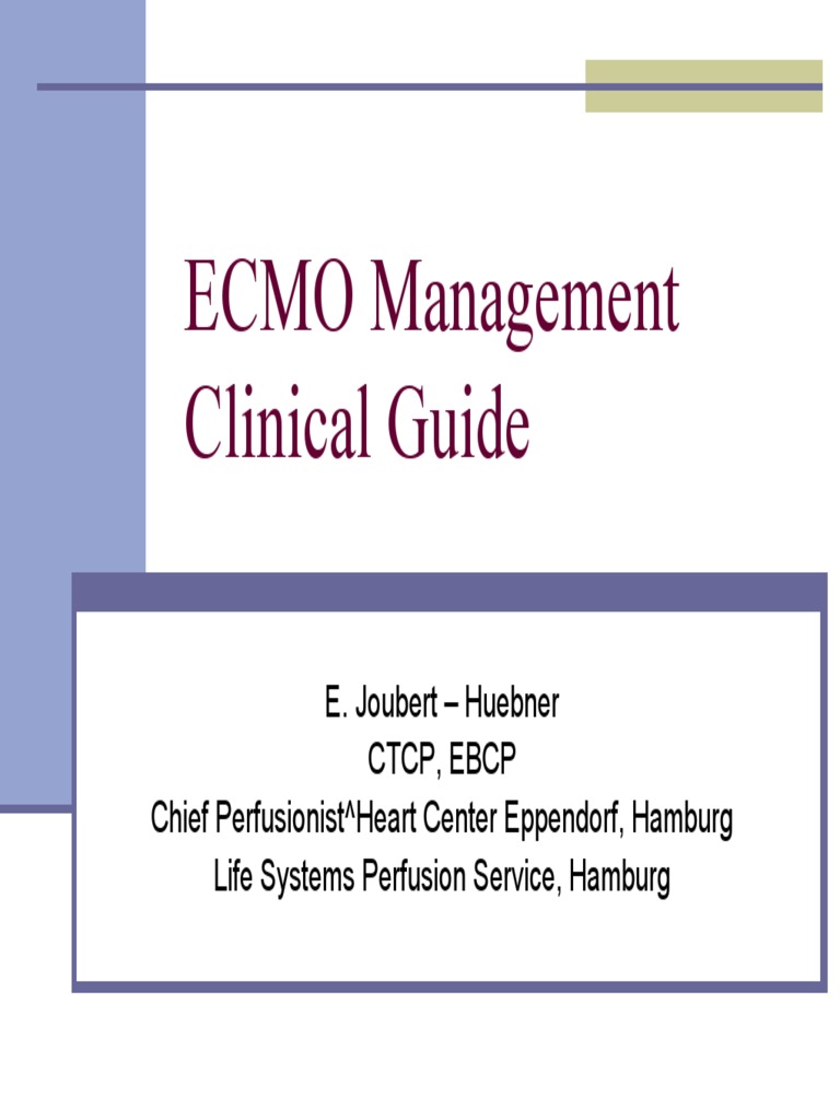 ECMO Management Clinical Guide | PDF | Midazolam | Sepsis