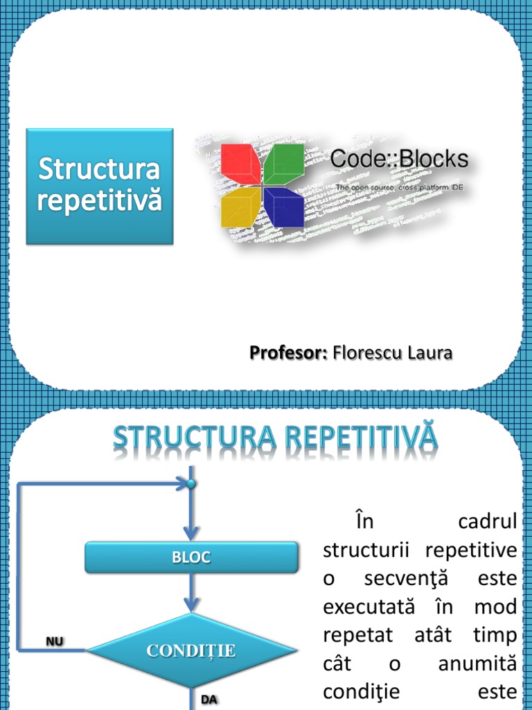 Prezentare Structura Repetitiva | PDF