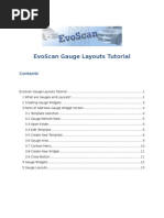 Evoscan Gauge Layouts