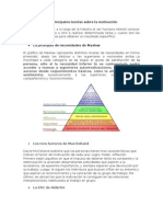 Resumen de Las Principales Teorías Sobre La Motivación