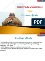 5 (B) President of India