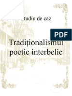 Studiu de Caz-traditionalismul Poetic Interbelic