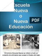 Escuela Nueva en La Pedagogia