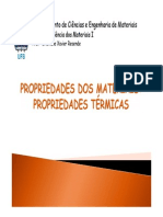 PROPRIEDADES TÉRMICAS