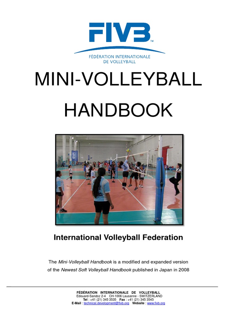 FIVB Mini Volleyball Handbook Volleyball Flexibility (Anatomy)