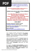 Karl Marx Roubo Lenha Pt