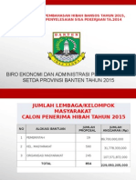 PAPARAN RAPAT HIBAH 2015 Rumah Sekda