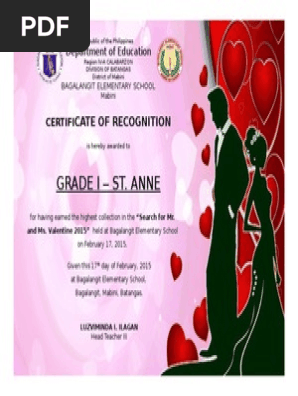 Certificate of Participation
