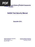 DeSSA Test Security Manual