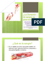 La Donación de Sangre Es para Todos PDF