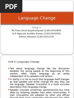 Language Change Presentation