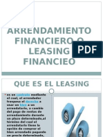 Arrendamiento Financiero o Leasing Financieo Diapositivas