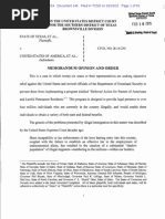 Download Memorandum Opinion And Order - Texas v United States by Zeke Miller SN255994877 doc pdf