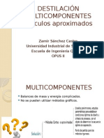 Destilación Multicomponentes