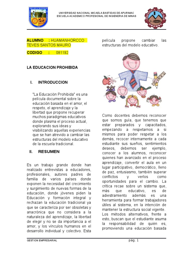 PEIPER La Educacion Prohibida Tecnología de