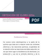 Obtención de Cloro-Sosa