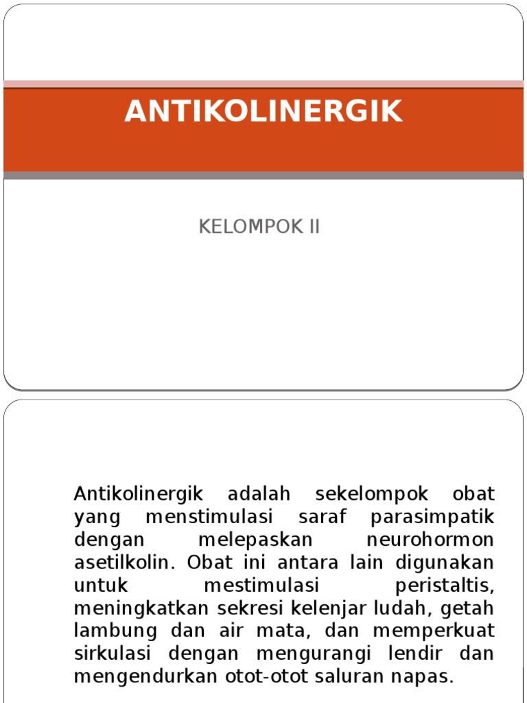 ANTIKOLINERGIK | PDF