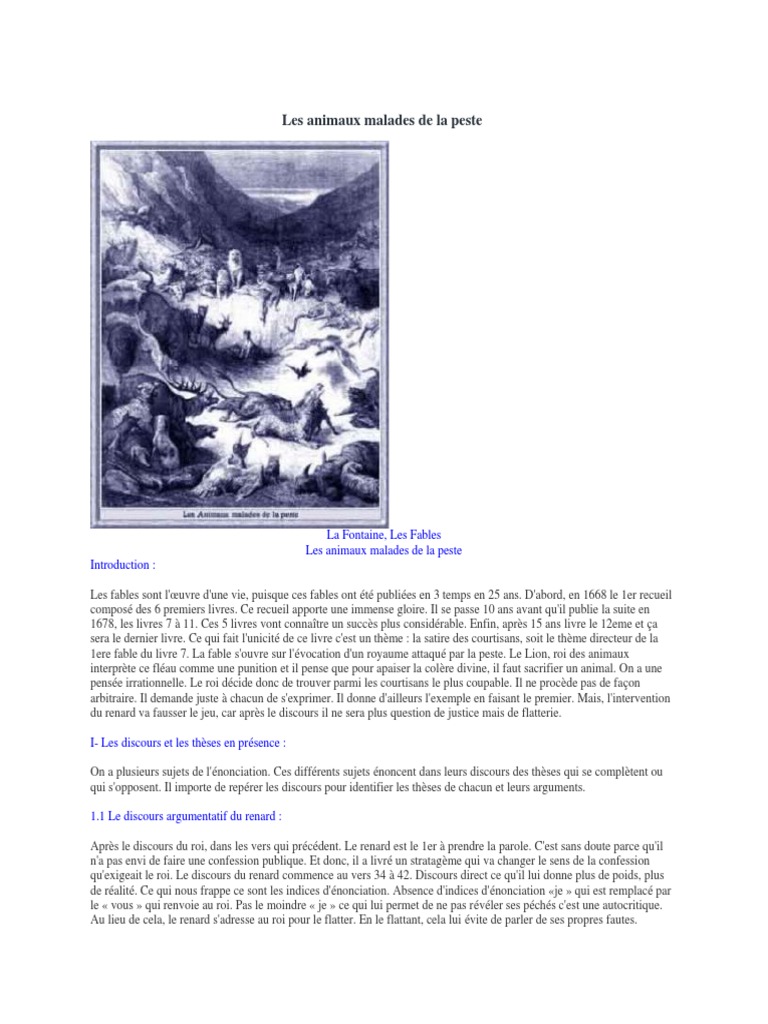 les-animaux-malades-de-la-peste-analyse-pdf-fable-h-l-ne
