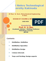 Design of Column & Internals - Overview