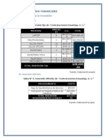 Estudio Financiero y Evaluación