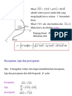 Panjang Busur Kecepatan Dan Percepatan