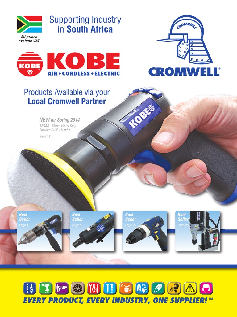 Cromwell Tools Air Drill Product Guide | PDF | Grinding (Abrasive ...