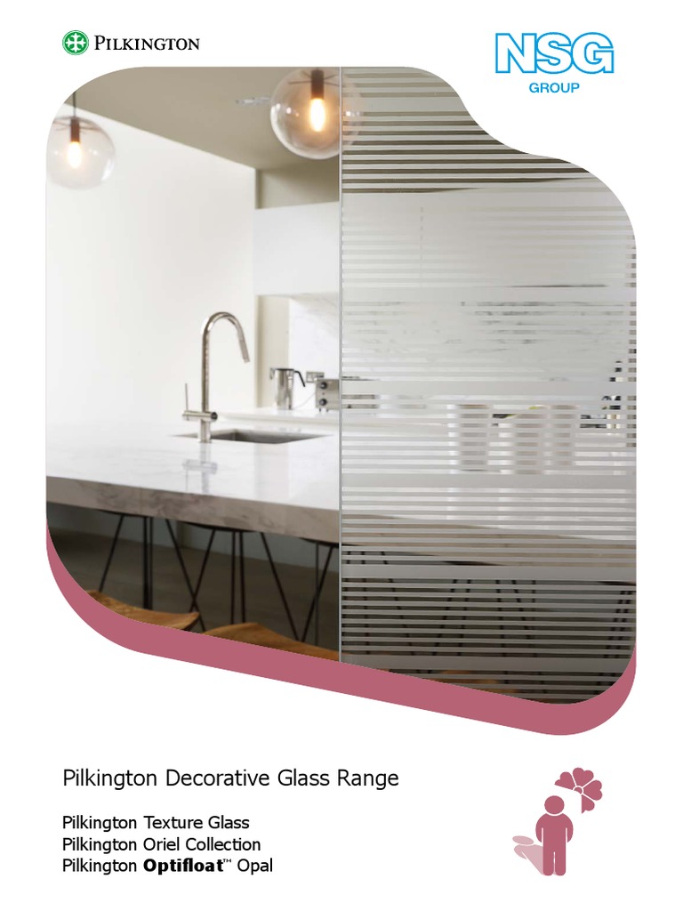 Pilkington Decorative Glass Range Brochure 12pp PDF Privacy Door