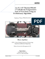 Derivation of A 1 D Thermal Model of Vechile Underhood Temparature PDF