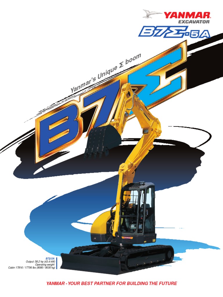 Yanmar's Unique Boom Lifting Capacity PDF Elevator Diesel Engine