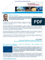 CCI France - Lettre Actualités Intelligence Economique & Innovation - Février 2015