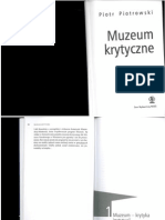 Piotrowski Muzeum Krytyczne 1