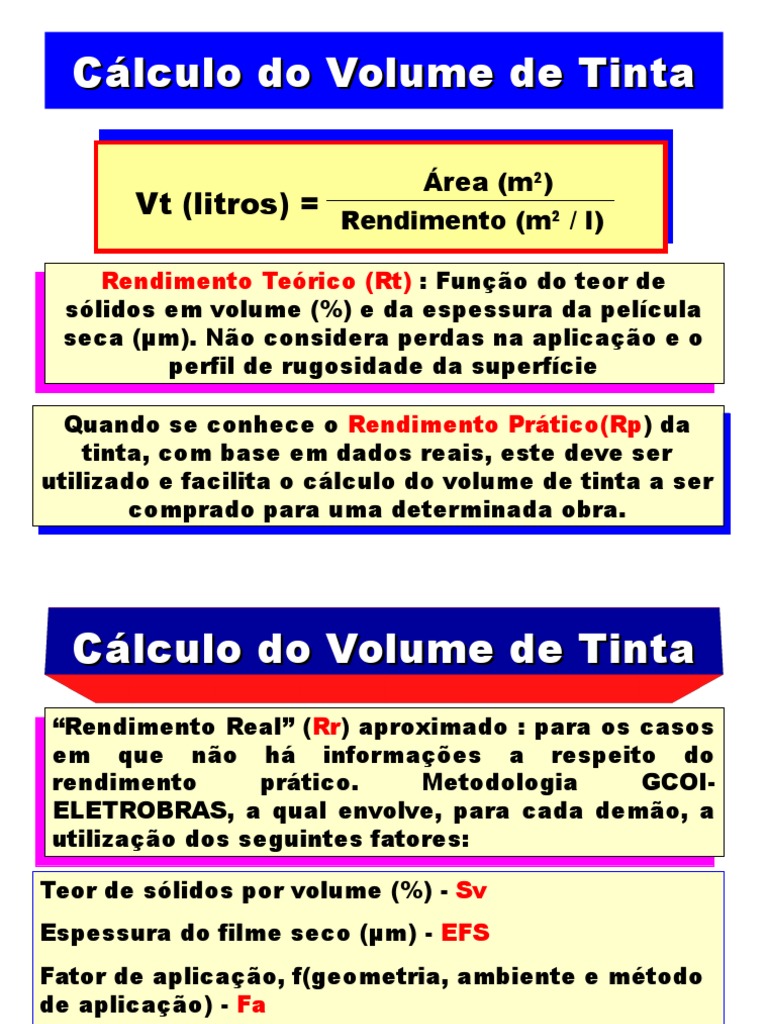 Calculo de Tinta | PDF | Tinta | Cálculo