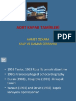 Aort Kapak Tamirleri - Ahmet Özkara