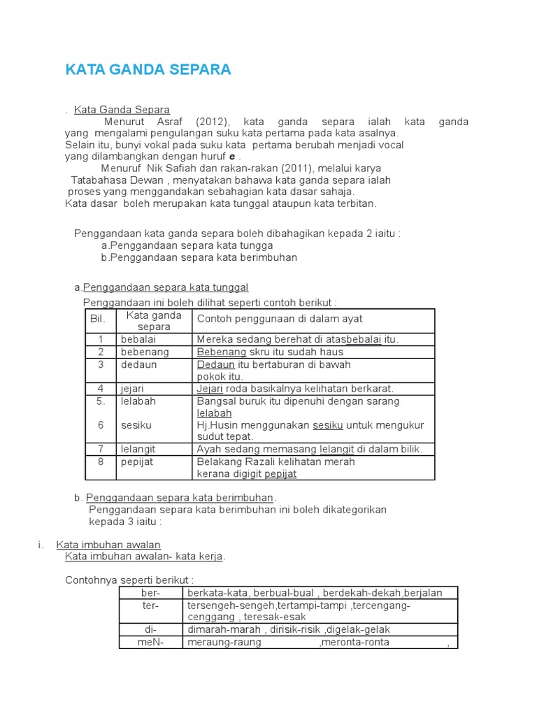 Kata Ganda Separa Pdf