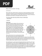 Basic Snare Drum Tuning