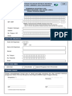 Formulir Registrasi User SIMAN - Pengguna Barang (UAPB)