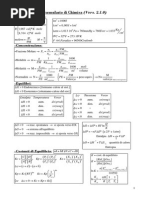 Formulario Chimica