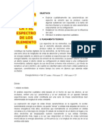 Espectroscopia de llama y configuración electrónica