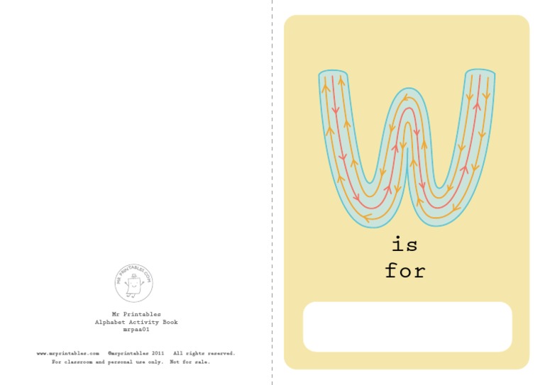 Mr Printables Alphabet Activity Book | PDF