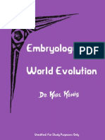 Embryology and World Evolution