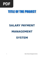 Download Salary Management System Synopsis by FreeProjectzcom SN256044771 doc pdf