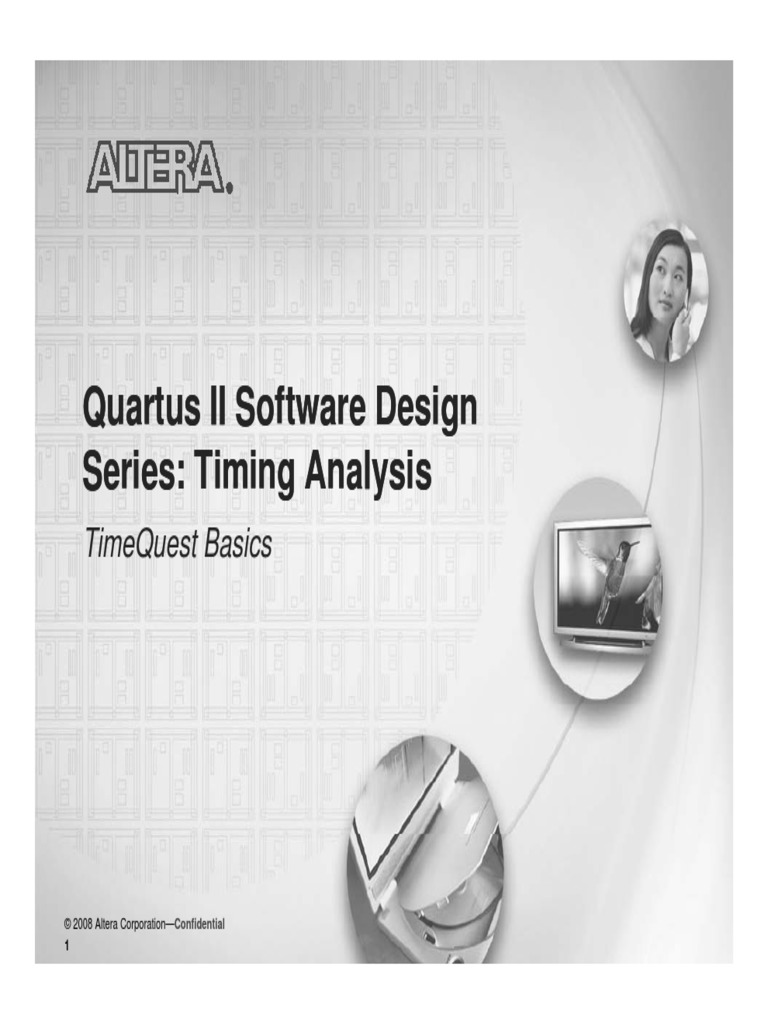 TimeQuest Timing Analyzer PDF Command Line Interface Graphical