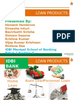 Idbi Loan Products