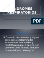 Sindromes Respiratorios Semiología