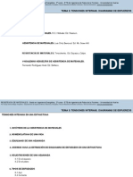 Tema 5. Tensiones Internas y Diagramas de Esfuerzos en Una Estructura PDF