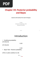 CA266 7 Posterior Probability and Bayes