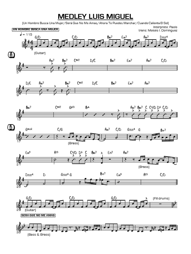 Medley Luis Miguel Pdf