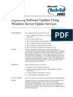 Deploying Software Updates Using Windows Server Update Services