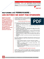 RÉFORME DU FERROVIAIRE 