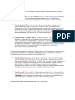 Fases Del Proyecto